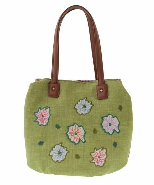 セール】 フラワー刺繍トートバッグ （トートバッグ）｜Jocomomola