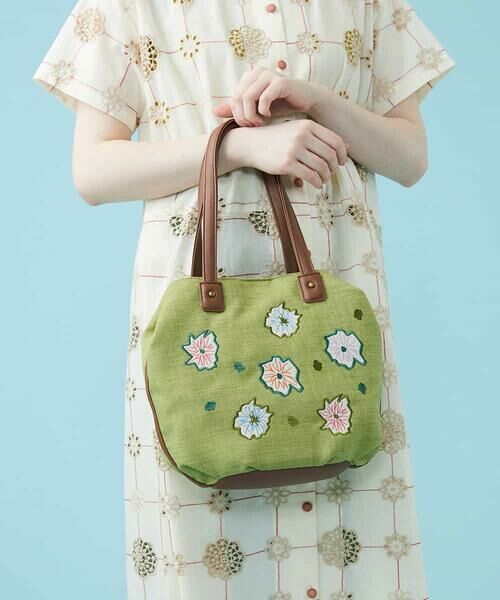 セール】 フラワー刺繍トートバッグ （トートバッグ）｜Jocomomola