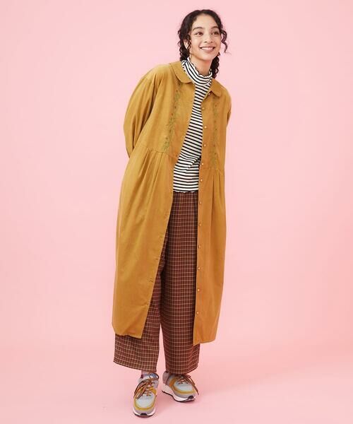 セール】 Suave コーデュロイシャツワンピース （ロング・マキシ丈