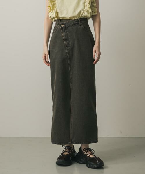 セール】 アシメベルトデニムスカート （スカート）｜SENSE OF PLACE