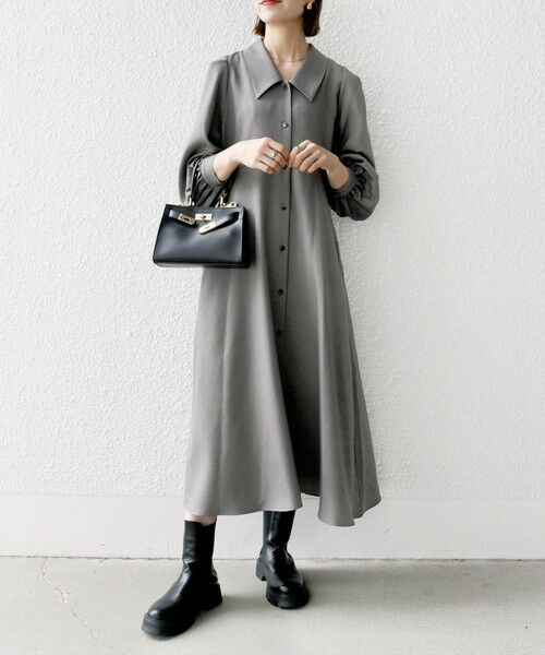 WEB限定】SHIPS any:〈洗濯機可能〉シャーク フラットカラー