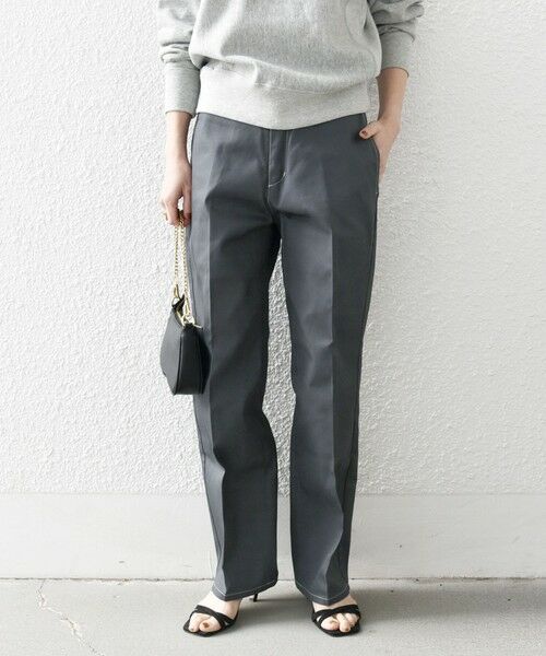 SHIPS any別注】Dickies:〈洗濯機可能〉874 T/C ツイル チノパンツ