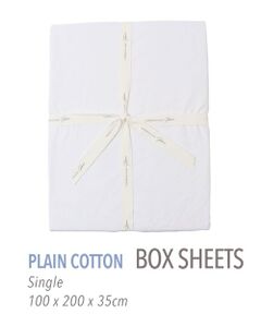 セール】 プレーンコットン ボックスシーツ（ダブル） （その他雑貨