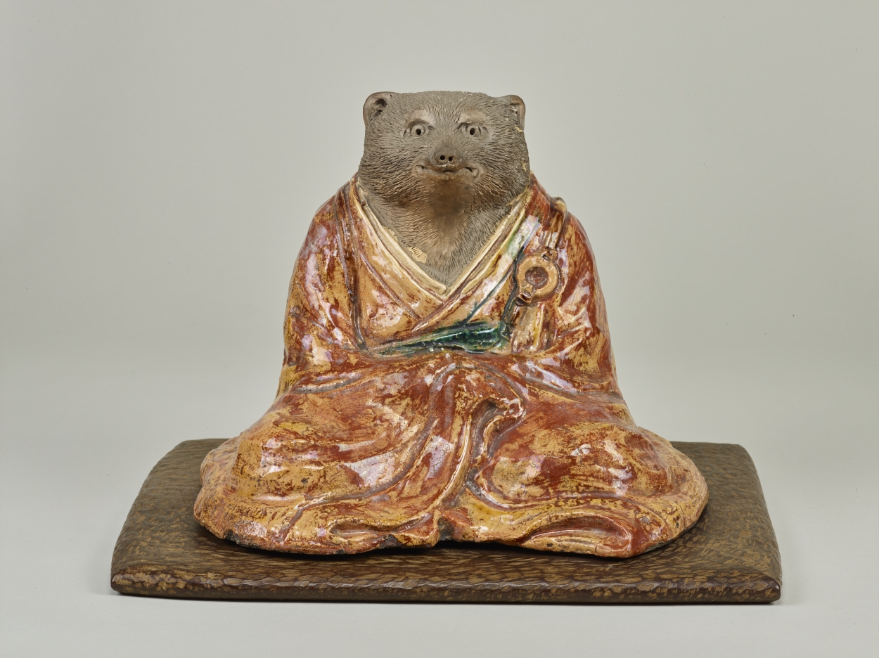 E0112367 三彩狸置物 - 東京国立博物館 画像検索