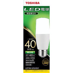 ヨドバシ.com - 東芝 TOSHIBA 一般電球形LED電球 40W形相当 配光角300