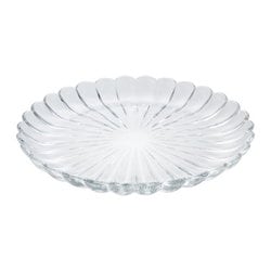 ヨドバシ.com - 水崎硝子 ガラス 皿 中皿 プレート 約20cm 菊華 MKG
