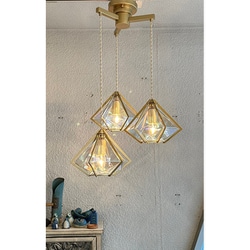 ヨドバシ.com - オーブ ORRB ペンダントライト 3灯 ゴールド ※電球付属