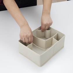 ヨドバシ.com - アール 仕切りが動く収納ボックス PataPata カラー