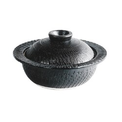 ヨドバシ.com - 長谷園 伊賀土鍋 IH対応 鉢鍋 黒釉 2-4人用 CT-44 通販