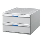 コクヨ レターケース透明プラスチック引出しタイプB4タテ浅型10段 Amazon | コクヨ レターケース 透明プラスチック引出し B4タテ 浅型10