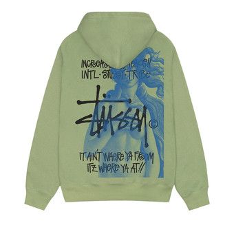 Buy Stussy IST Venus Zip Hoodie 'Moss' - 1974977 MOSS | GOAT