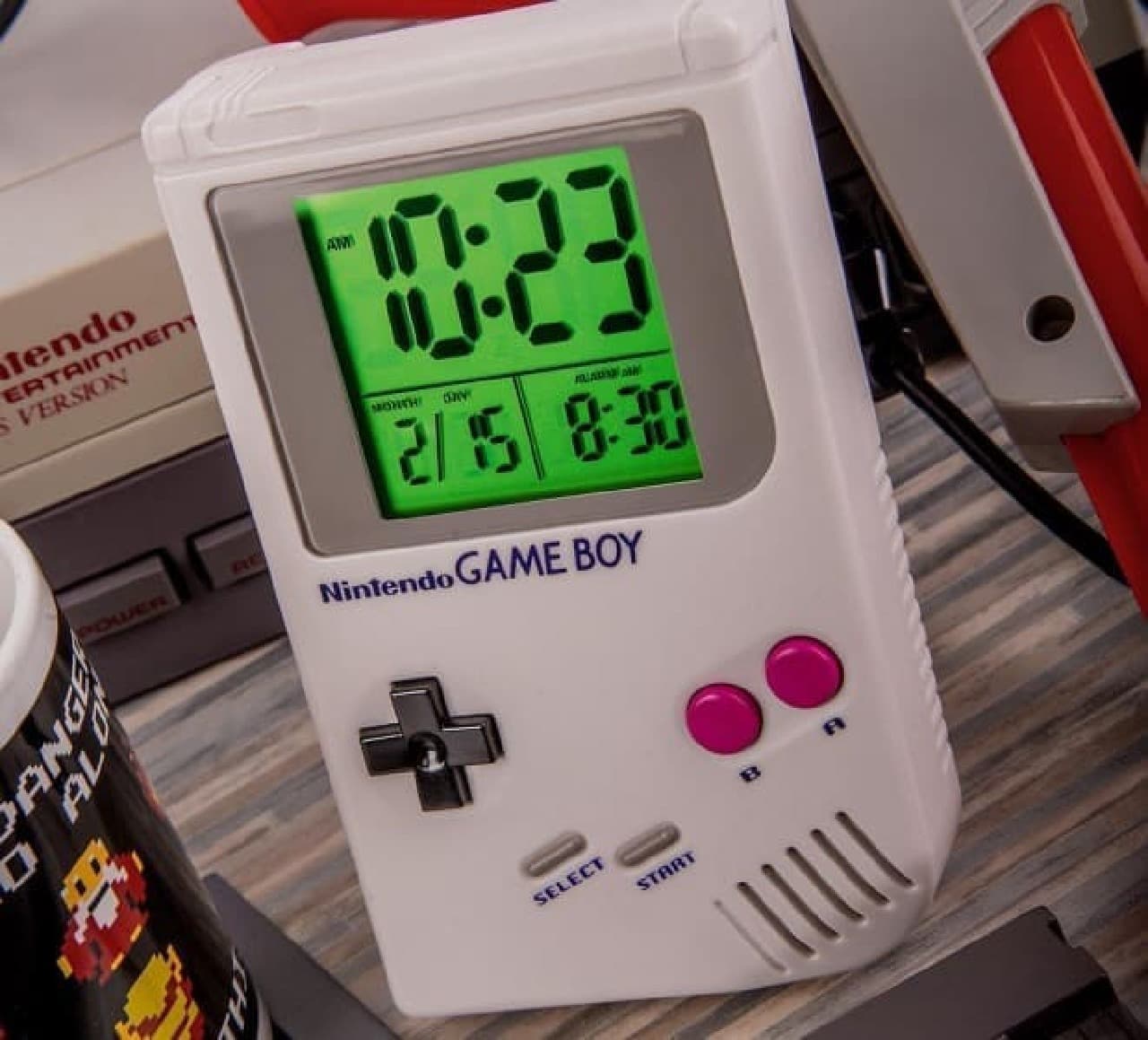 任天堂ゲームボーイをモチーフにした目覚まし時計「Game Boy Alarm