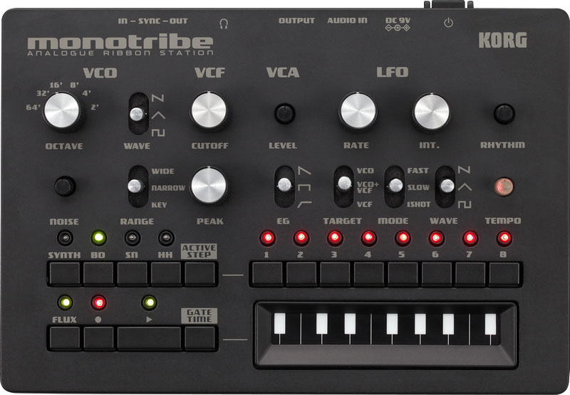 monotribe」、KORGが発表 電池で動く手のひらサイズの“アナログ版