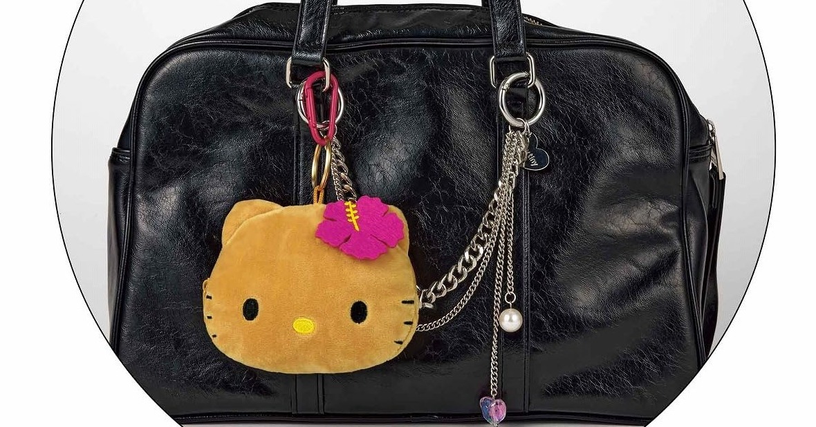 付録】“日焼けキティ”の付録ぬいぐるみポーチが登場 スマホやバッグ