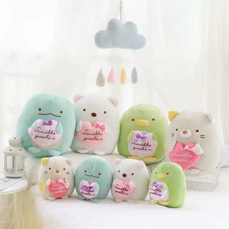 San-X Cute Cartoon Corner Creature Hug Love Toy Plush Toy - San-X