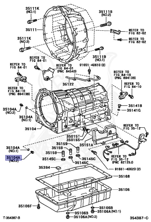 90341-08001 - Toyota - Plug, Automatic Transmission Case - Nengun
