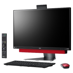 NECパーソナル(Cons) LAVIE Desk All-in-one - DA770/KAR メタルレッド