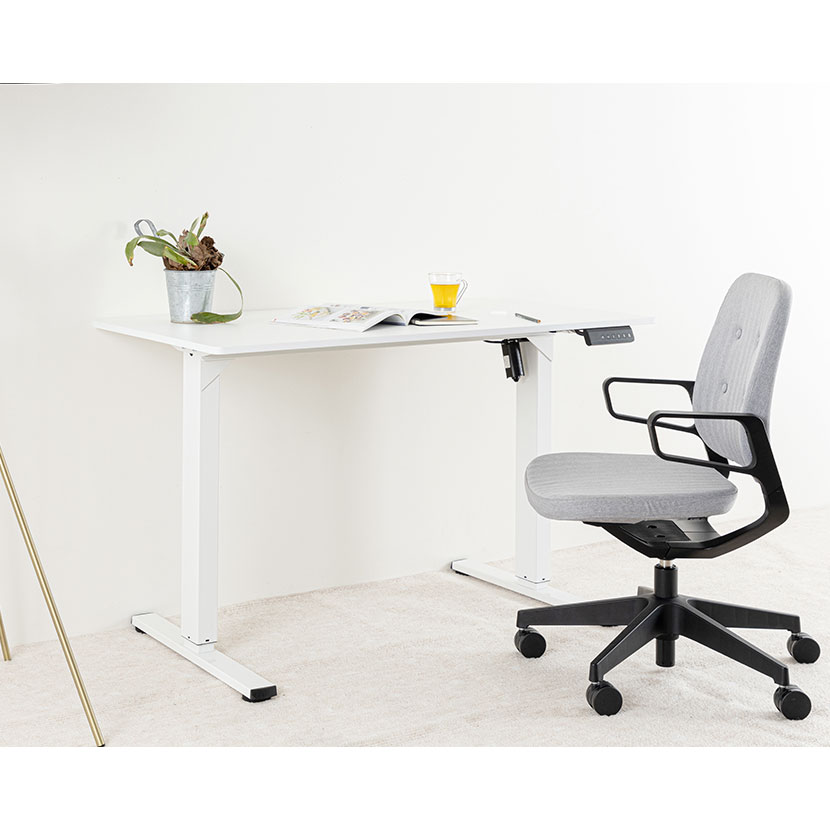 送料無料】 電動昇降デスク 幅1200mm メモリー機能付き 衝突センサー