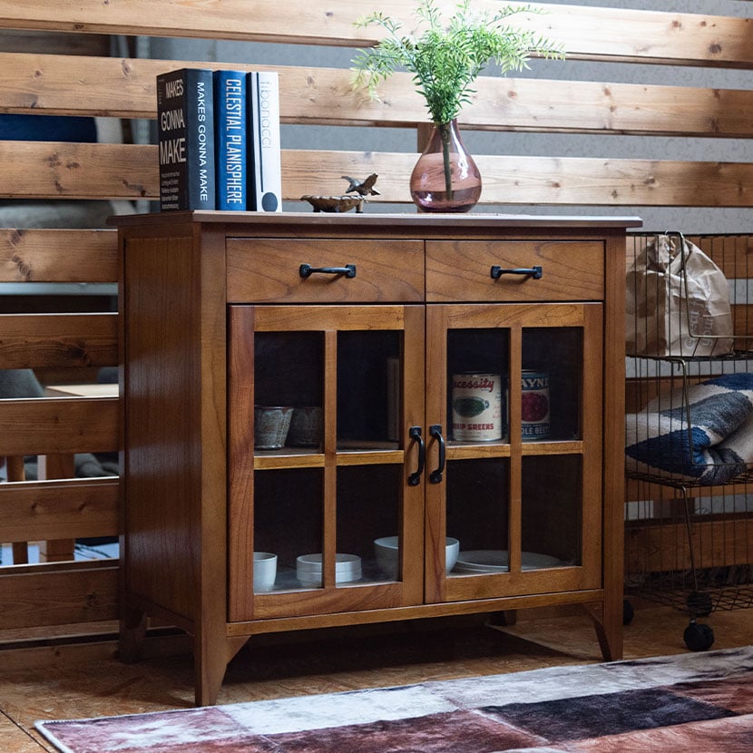 送料無料】 キャビネット ティンバ 収納棚 コンパクト リビング収納