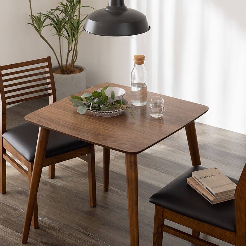 送料無料】 2人用 ダイニングテーブル トムテ カフェテーブル 天然木