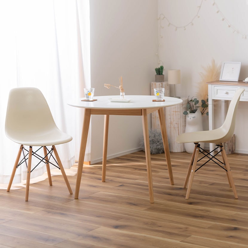 送料無料】 2人用 ダイニングセット 3点 (幅900mmテーブル+チェア2脚