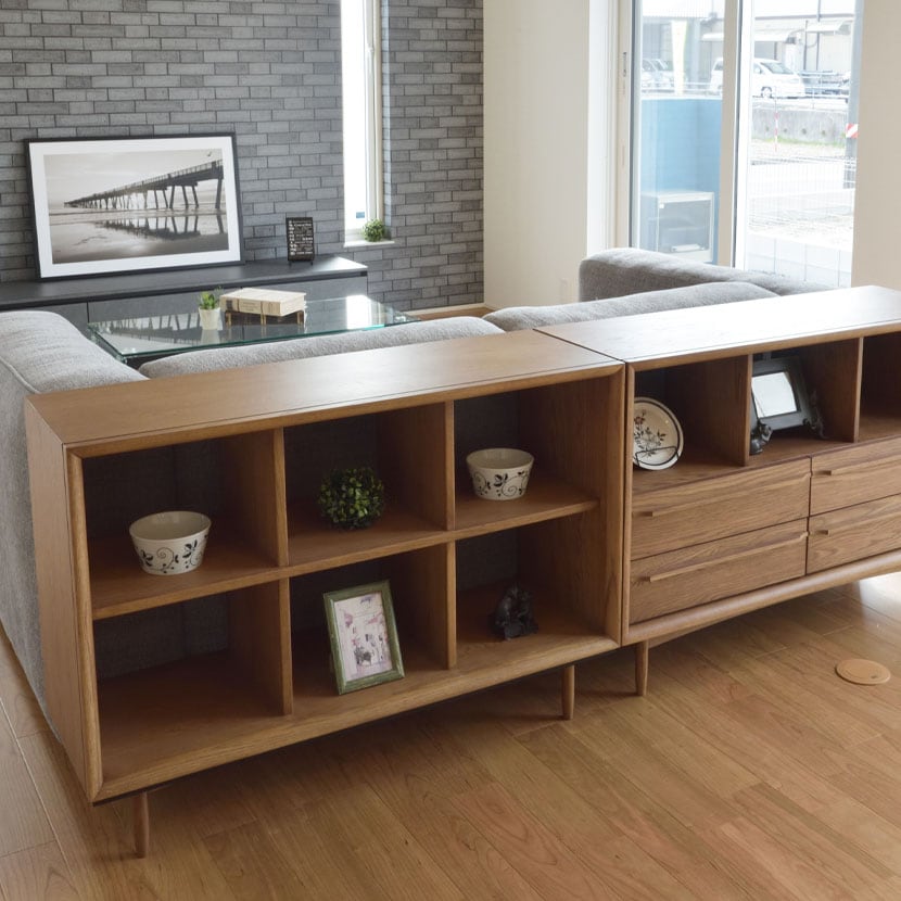 送料無料】 オープンシェルフ 天然木 シェルフ 木製 チェスト 飾り棚