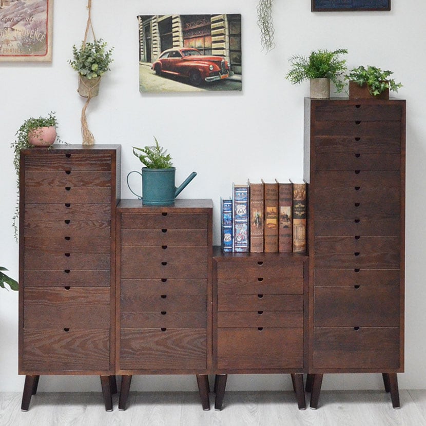 送料無料】 多段チェスト 13段タイプ 幅360×奥行255×高さ1175mmの通販