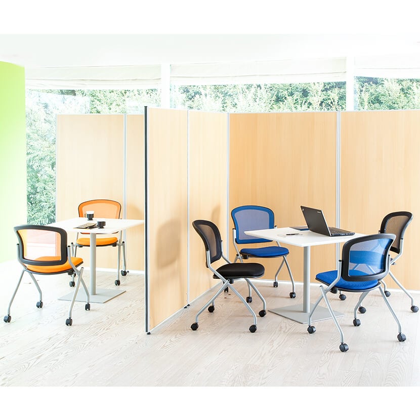 送料無料】 【2脚セット】メッシュネスティングチェア ミーティング