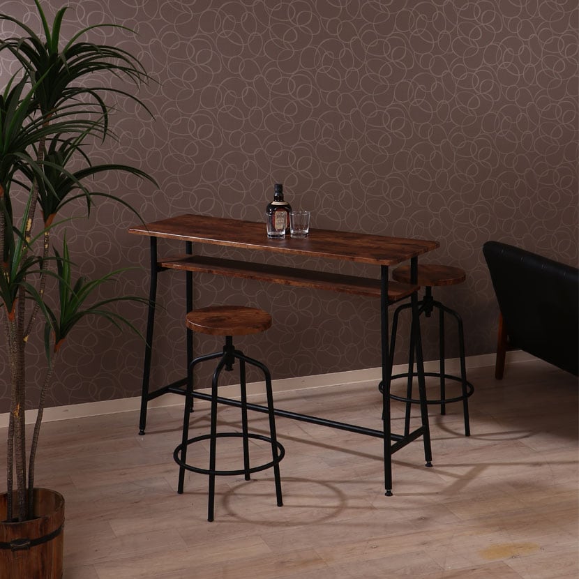 送料無料】 バースツール ラウンド ナビア カウンターチェア