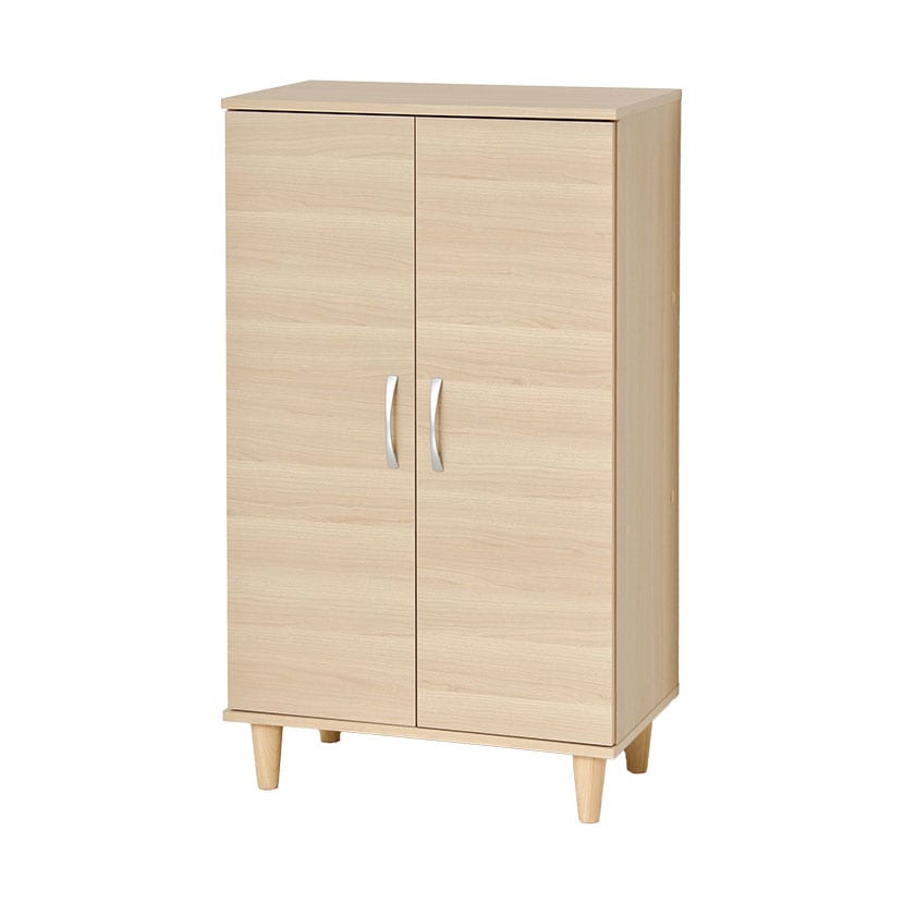 送料無料】 Newツードアシューズボックス シューズラック 両開き扉 6段