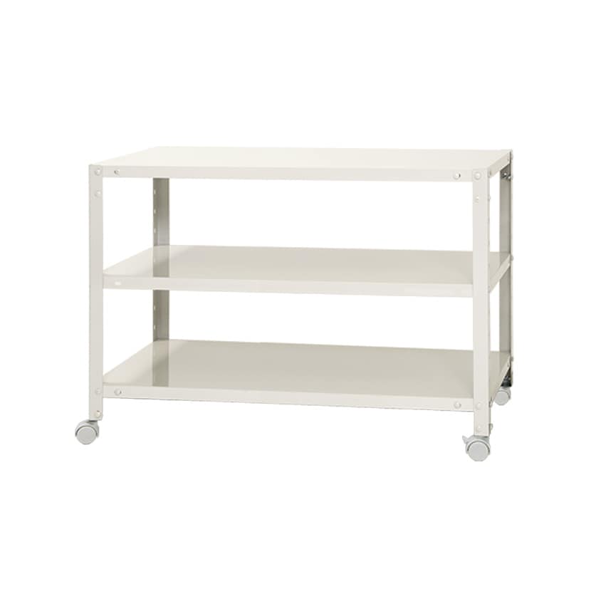 送料無料】 【本体】スチールラック スリムラック 3段 キャスター付き