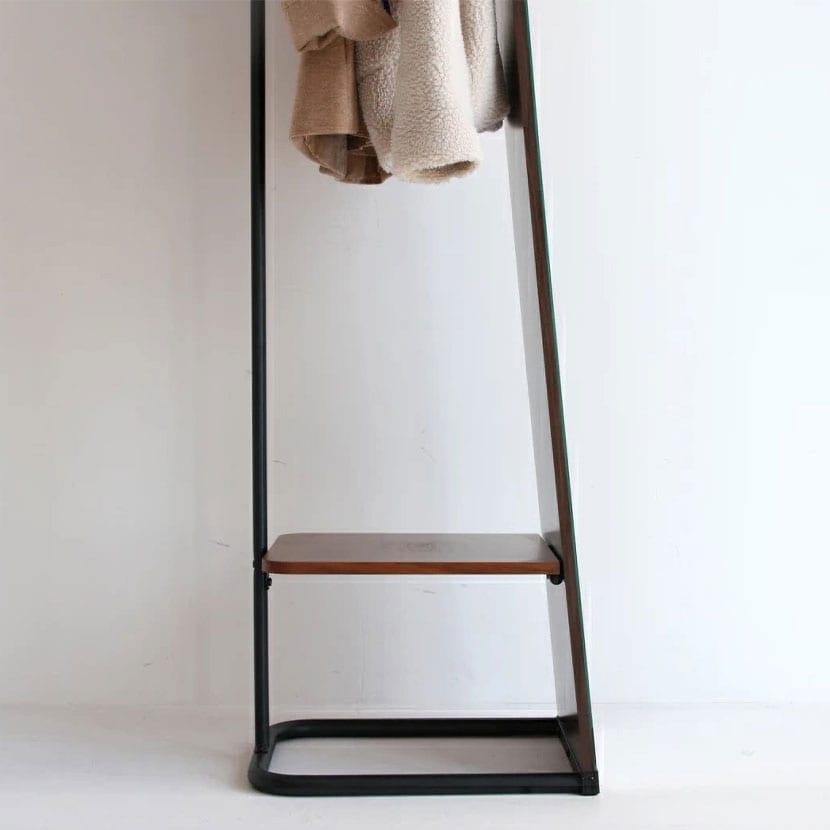 送料無料】 市場 anthem ミラーハンガー ウォールナット 姿見 ハンガー