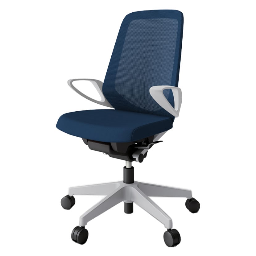 送料無料】 ITOKI(イトーキ) ノートチェア ハイバック ループ肘付き