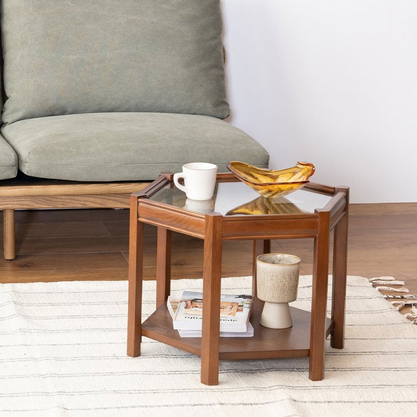 送料無料】 ACME Furniture ブルックス ヘキサゴンテーブル テーブル