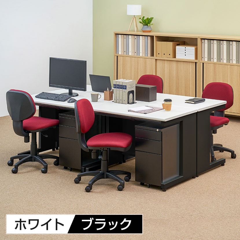 送料無料】 【日本製】プラス スチールデスクSH2 平机 引き出し 幅1000