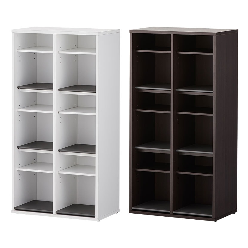 送料無料】 スリッパシューズラック 下駄箱 樹脂棚付き 中棚付き 2列3