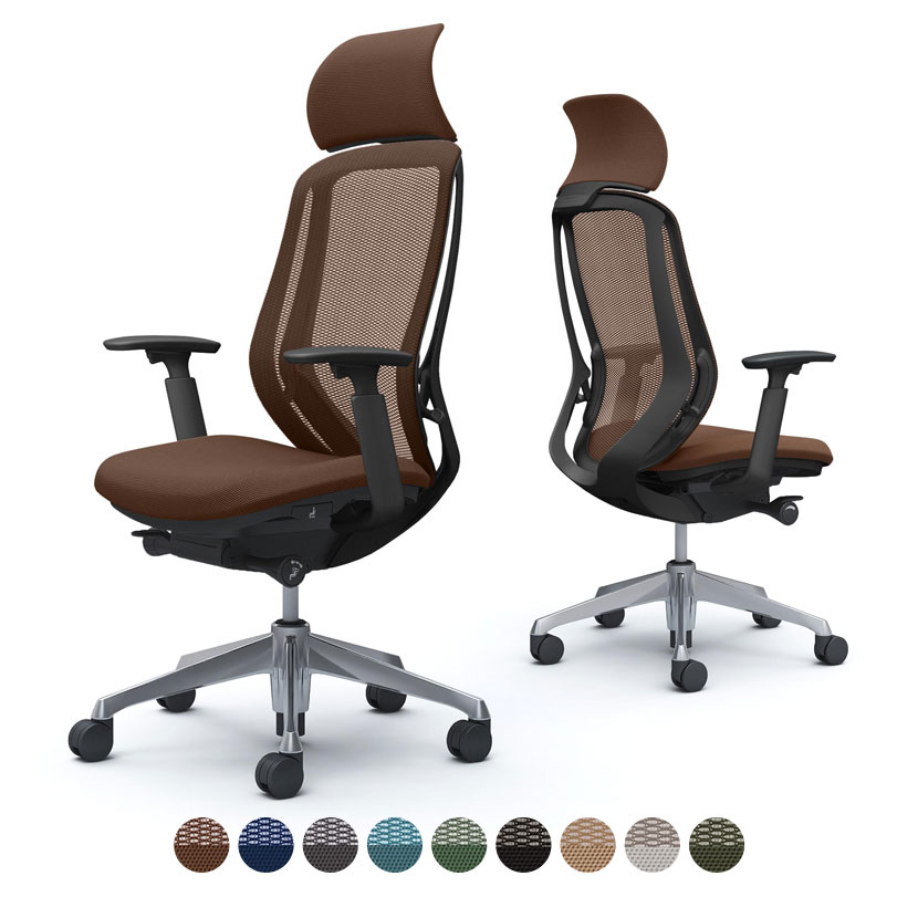 送料無料】 オカムラ シルフィー ヘッドレスト付き オフィスチェア