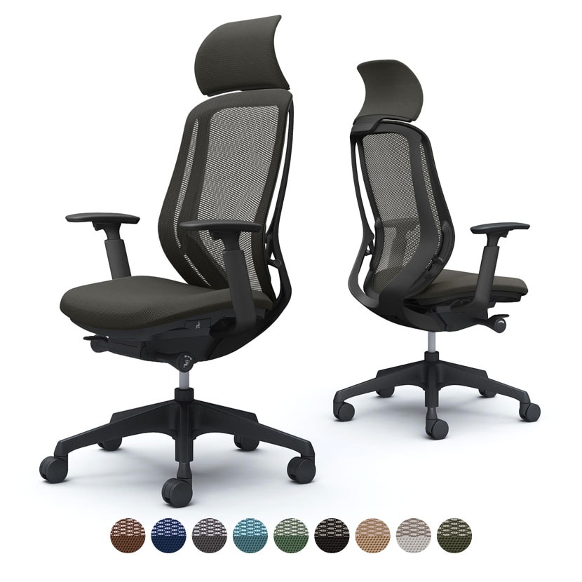 送料無料】 オカムラ シルフィー ヘッドレスト付き オフィスチェア