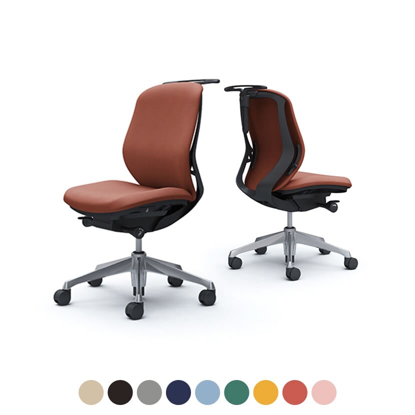 送料無料】 オカムラ シルフィー オフィスチェア 肘なし ローバック