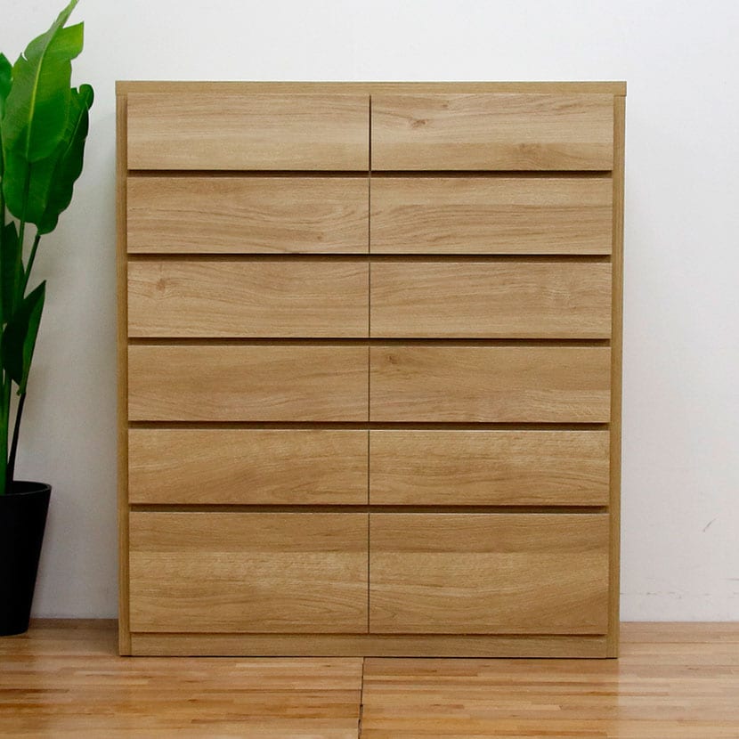 送料無料】 6段ハイチェスト 衣類収納 整理タンス 収納 桐材 シンプル