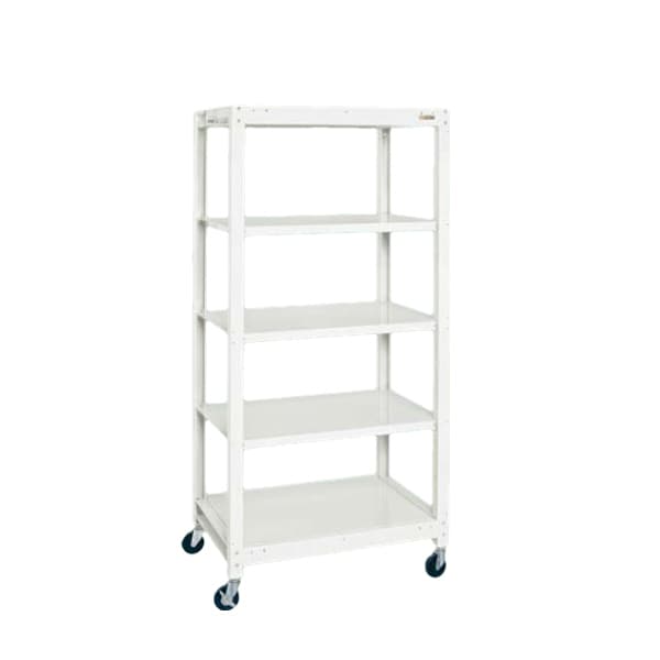 送料無料】 サカエ スチールラック 移動式 5段 業務用ラック 幅1200
