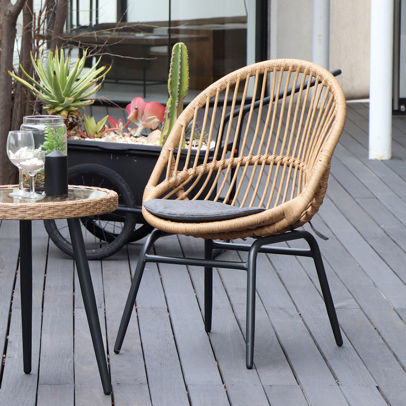 送料無料】 東馬 リゾネア オーバルチェア ガーデンファニチャー 幅600