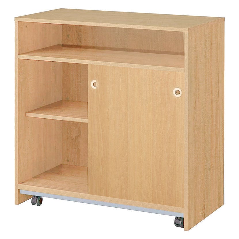 送料無料】 木製カウンター 移動式 作業台 受付台 受付カウンター ハイ