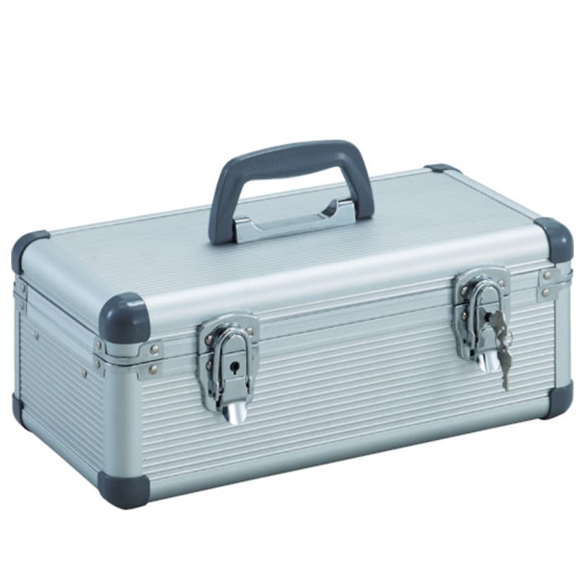 送料無料】 TACN-50 | アルミケース 中皿付き シルバー 幅500×奥行255