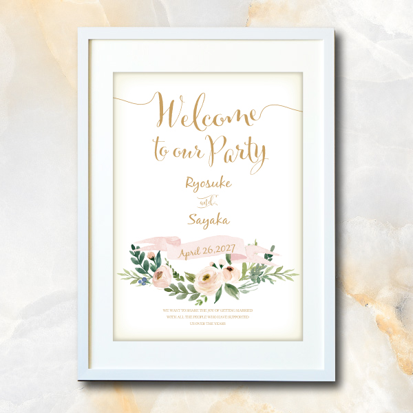 グラフィック ウェルカムボード（ハーブ・ド・プロバンス design3