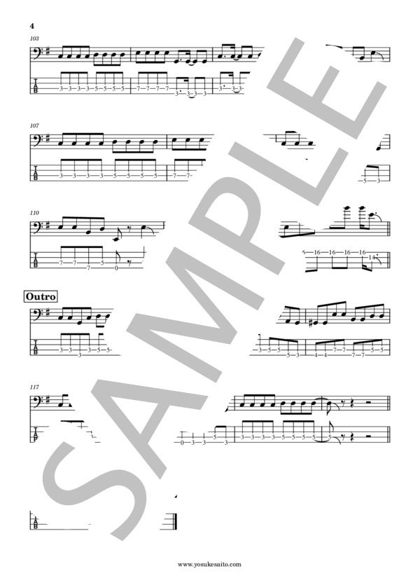 楽譜】 ミカヅキ / さユり (エレキベース / 初〜中級) - Piascore 楽譜