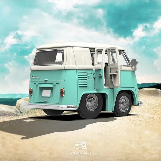 TINY TinyQ フォルクスワーゲン T1 ターコイズグリーン | タカサキハンズ