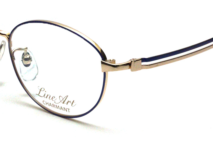 シャルマン ラインアート XL 1656-50-BL ブルー | メガネのヒラタ