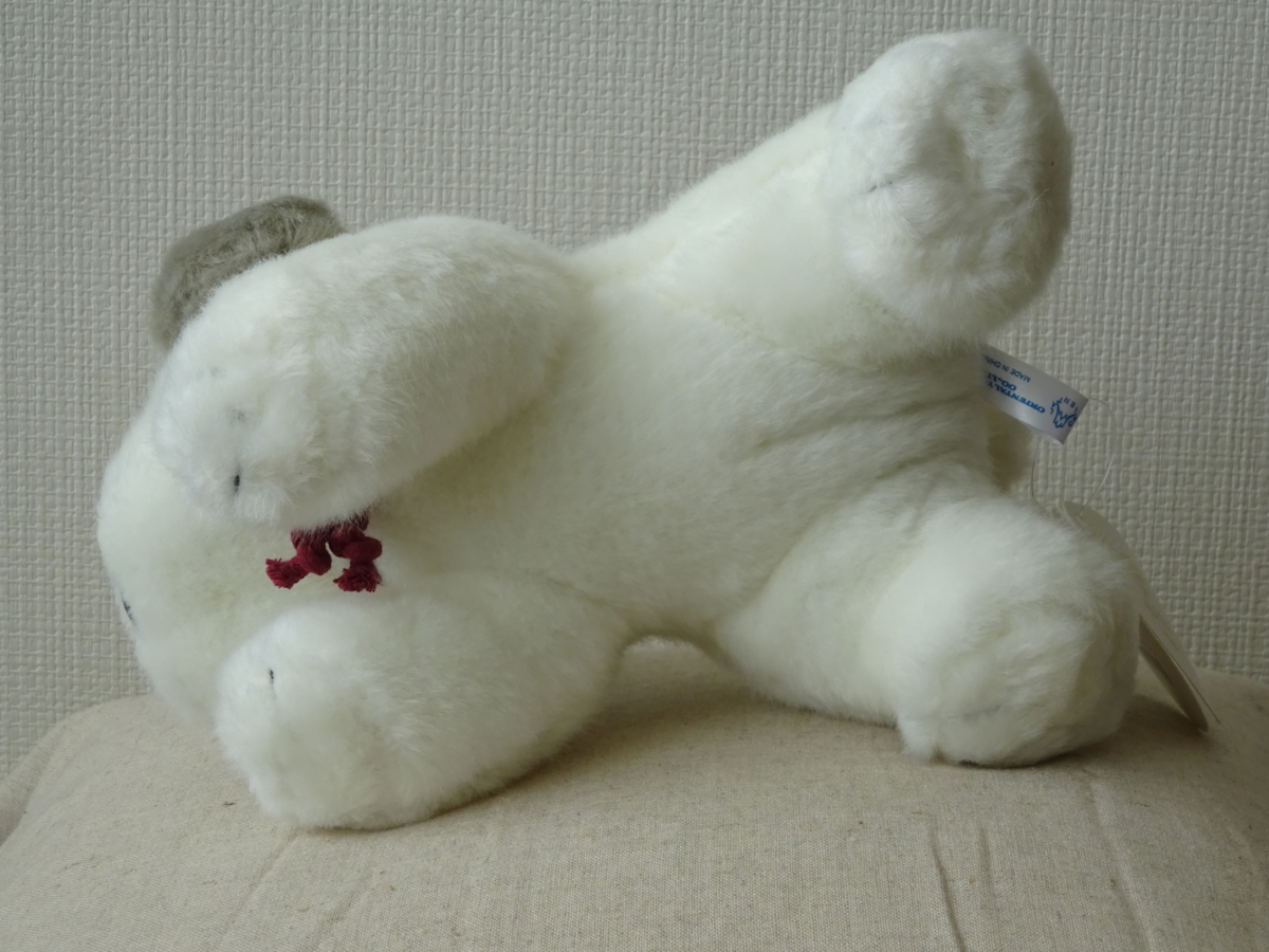 うめ吉 MS M L ホワイト ぬいぐるみ レトロ 懐かしいぬいぐるみ いぬ