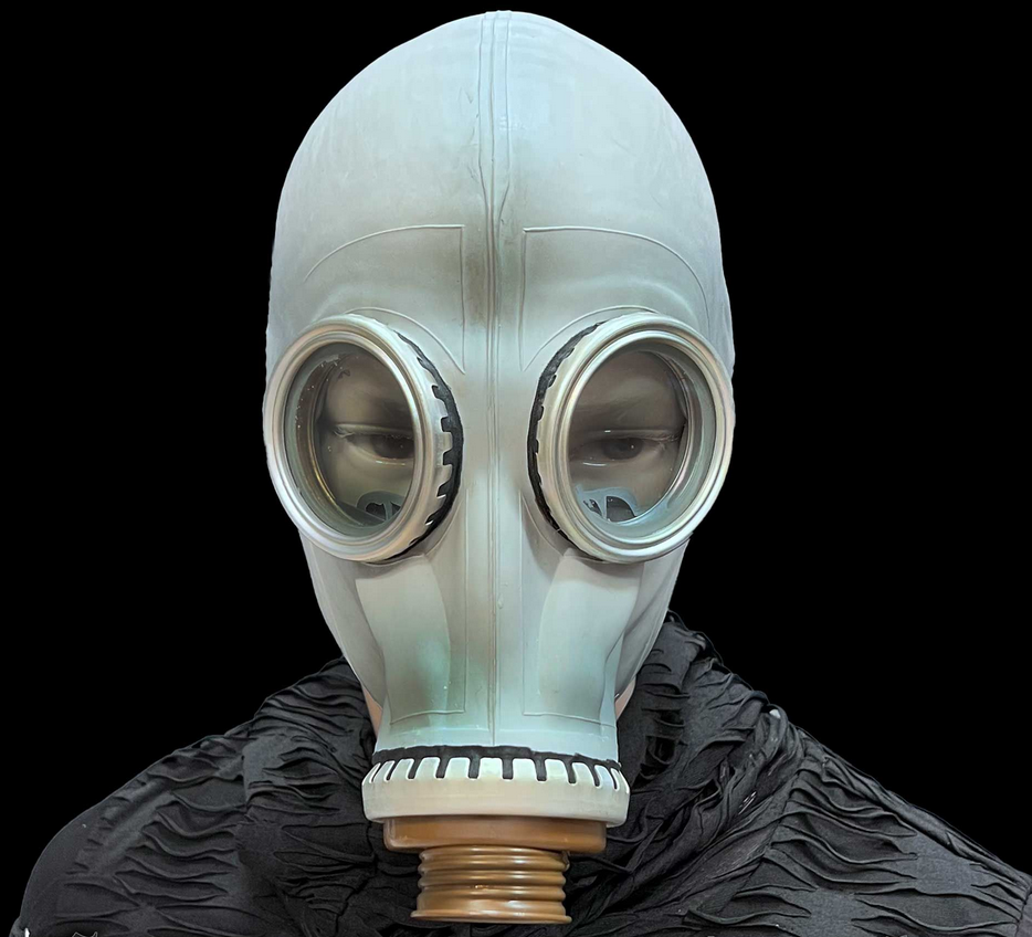 V系マスク ガスマスク 本物 実物 ヴィンテージ サイバーゴス 耳穴なし